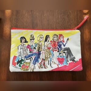 Brighton canvas clutch cosmetic bag
